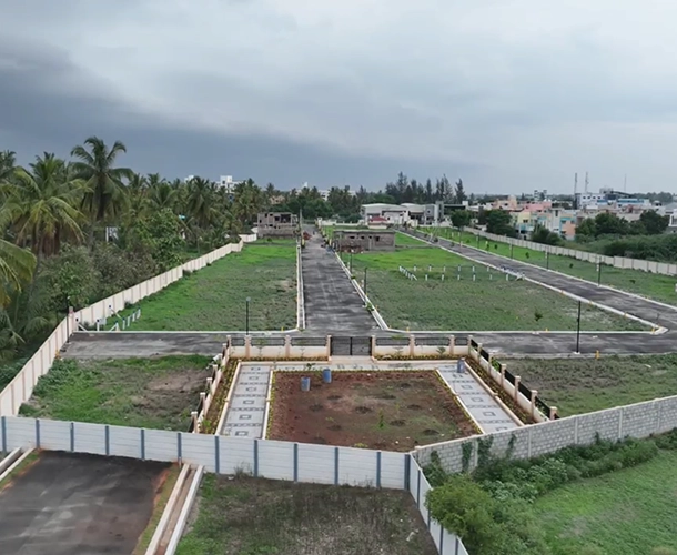 Well-planned residential plots with modern amenities and easy registration process.