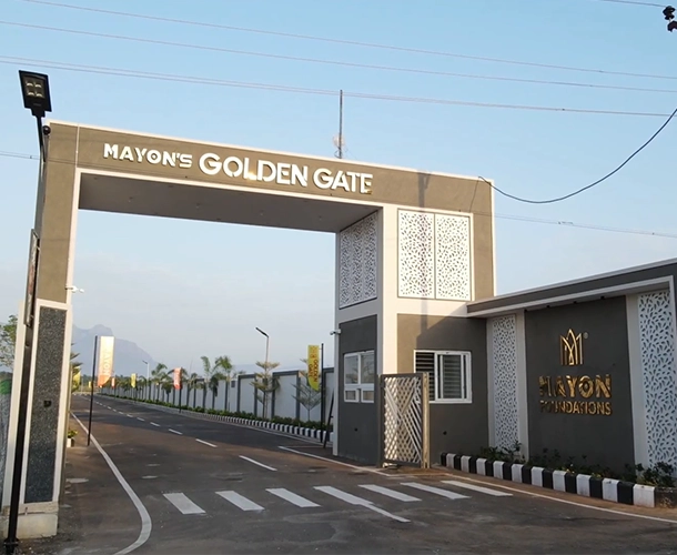 Large residential plots with clubhouse, gym, walking trails, kids play area, and rainwater harvesting.