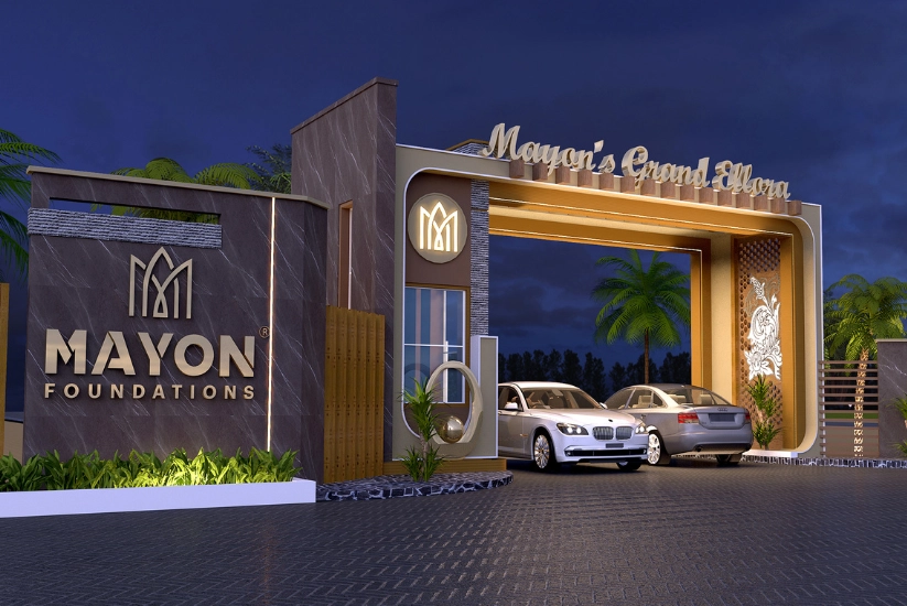Mayon's Grand Ellora - Premium Gated Community Plots in Kalapatti with Entrance & Modern Design.