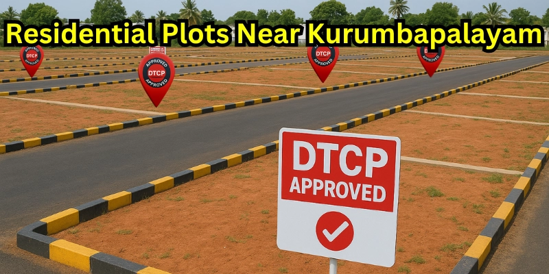 DTCP-approved plots with gated communities, easy access to schools, hospitals, and IT hubs