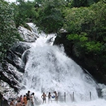 Visit Siruvani Waterfalls for pristine water and stunning natural views near Coimbatore.